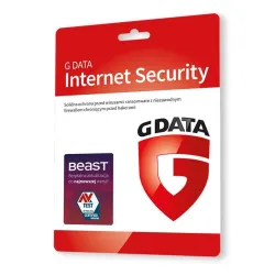 Oprogramowanie G DATA Internet Security Multidevice 2PC 1rok karta-klucz