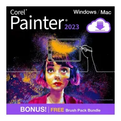 Licencja ESD Corel Painter 2023 1 użytkownik Win Mac angielski niemiecki francuski