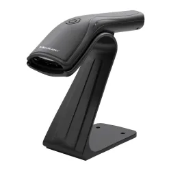 Czytnik kodów kreskowych Qoltec + stojak na skaner | 1D | USB