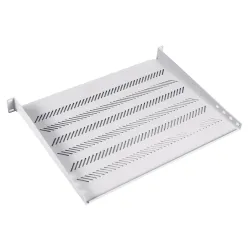 Półka DIGITUS 19" 1U 350mm  (RAL 7035 ) z podporą