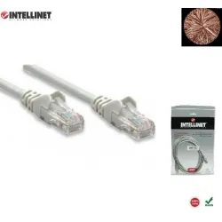PatchCord 100% miedź Intellinet Cat.6 UTP, 20m, szary
