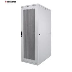 Szafa stojąca, zmontowana Intellinet 26U, 600x1000, Rack 19", perforowane drzwi, szara