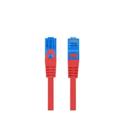 Patchcord Lanberg S/FTP kat.6A 2m LSZH CCA fluke passed czerwony