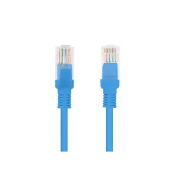 Patchcord Lanberg UTP kat.5e 0,5m niebieski