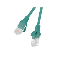 Patchcord Lanberg UTP kat.5e 0,5m zielony 10-Pack