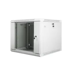 Szafa instalacyjna Rack wisząca 19" 9U 600x600 szara Lanberg (flat pack)