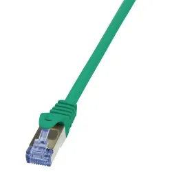 Patchcord LogiLink CQ3095S Cat.6A S/FTP 10m zielony Patchcord LogiLink CQ3095S Cat.6A S/FTP 10m zielony