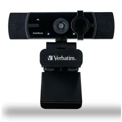 Kamera internetowa Verbatim AWC-03 4K UHD USB 2.0 z podwójnym mikrofonem czarna