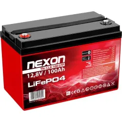Akumulator LiFePO4 Nexon 100Ah 12,8V z BMS, BLUETOOTH i matą grzewczą
