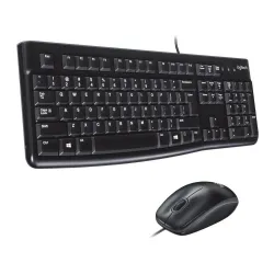 Zestaw przewodowy klawiatura + mysz Logitech Desktop MK120 N US czarny
