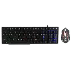 Zestaw przewodowy klawiatura + mysz  Rebeltec OPPRESSOR Gaming USB czarny