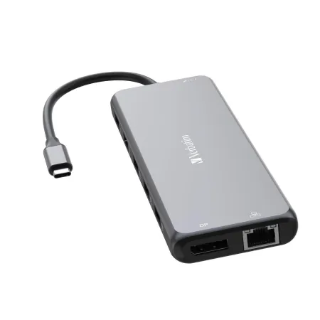 Hub USB Verbatim Multi Port CMH-13: 2x USB-C PD, 1xUSB-A 3.1, 3xUSB-A 3.0, 2xUSB-A 2.0, 2xHDMI, DisplayPort, RJ-45, audi