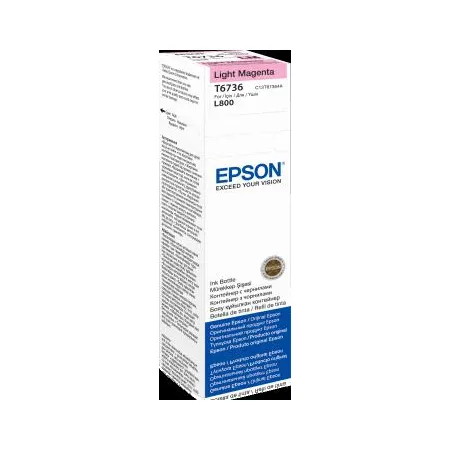 Atrament light magenta w butelce 70 ml (T6736) do Epson L800/L850/L800/L850