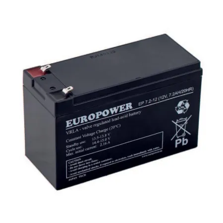 Akumulator Europower do UPS 12V 7,2Ah