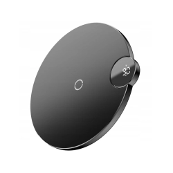 BASEUS Ładowarka indukcyjna z wyświetlaczem LED (WXSX-01) Black