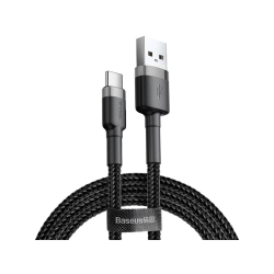 BASEUS Kabel USB Type C 2m (CATKLF-CG1) Gray+Black