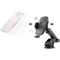 Uchwyt automatyczny z ładowarką indukcyjną 10W TRACER WIRELESS AUTOMATIC
