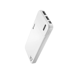 Power bank TRACER 10000 mAh 2A slim WHITE