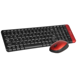 Zestaw klawiatura + mysz TRACER Colorado Cinnabar Red RF Nano