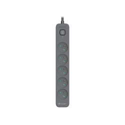 Listwa zasilająca antyprzepięciowa TRACER Power Line+ 3,0 m Graphite (5 gniazd) Listwa zasilająca antyprzepięciowa TRACER Power Line+ 3,0 m Graphite (5 gniazd)