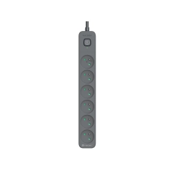 Listwa zasilająca antyprzepięciowa TRACER Power Line+ 1,8 m Graphite (6 gniazd) Listwa zasilająca antyprzepięciowa TRACER Power Line+ 1,8 m Graphite (6 gniazd)