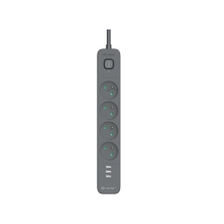 Listwa zasilająca antyprzepięciowa TRACER Power Line+ mobile ready 1.5 m (4 gniazda + 3x USB A, 5V 2,4A) Listwa zasilająca antyprzepięciowa TRACER Power Line+ mobile ready 1.5 m (4 gniazda + 3x USB A, 5V 2,4A)