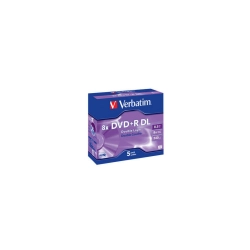 DVD+R VERBATIM 8x D Layer JC 5Pack 43541 DVD+R VERBATIM 8x D Layer JC 5Pack 43541