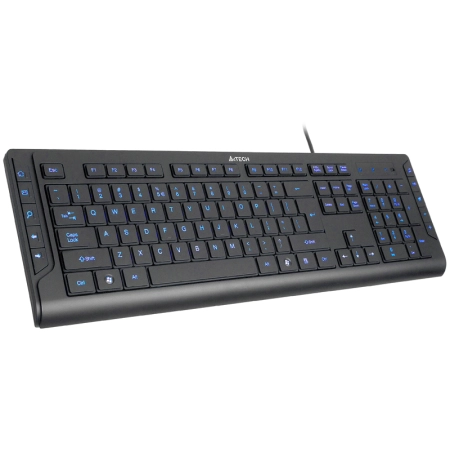 Klawiatura A4TECH KD-600L Black USB (Blue Light)
