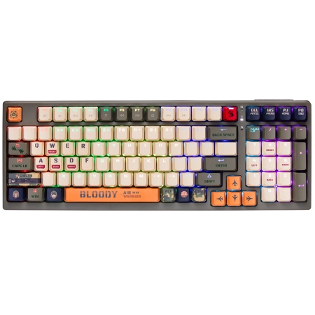 Klawiatura mechaniczna A4TECH BLOODY S98 USB Aviator (BLMS Red Switches)