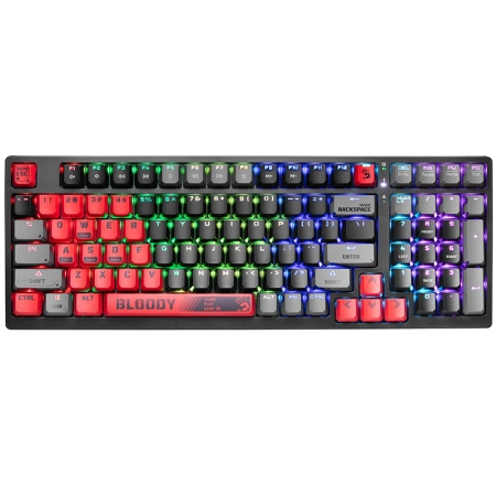 Klawiatura mechaniczna A4TECH BLOODY S98 USB Sports Red (BLMS Red Switches)