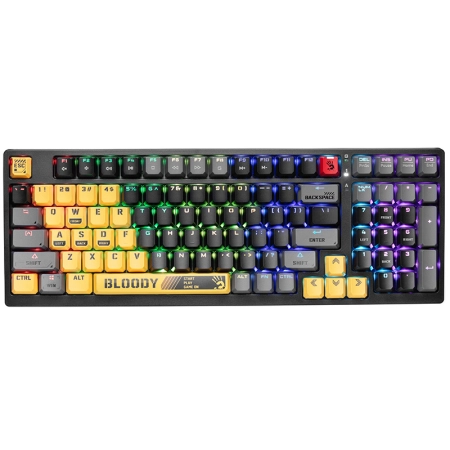 Klawiatura mechaniczna A4TECH BLOODY S98 USB Sports Lime (BLMS Red Plus Switches)