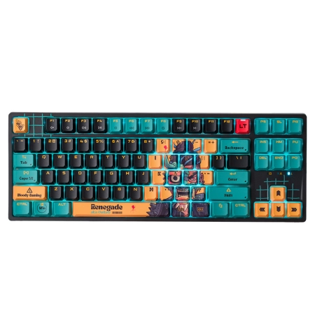 Klawiatura mechaniczna A4TECH BLOODY AT87 RENEGADE USB  (Alpha  Switches)