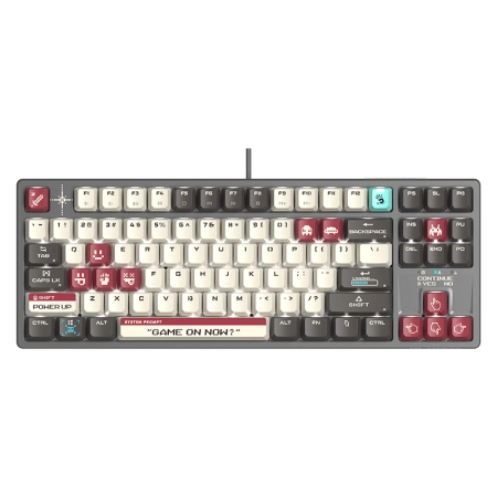 Klawiatura mechaniczna A4TECH BLOODY S87 Pixels Red USB  (BLMS RED Plus  Switches)