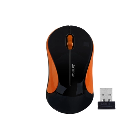 Mysz A4Tech V-TRACK G3-270N-1 (Black+Orange) WRLS