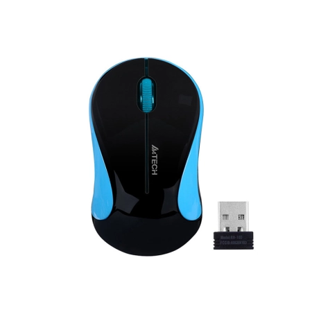 Mysz A4Tech V-TRACK G3-270N-1 (Black+Blue) WRLS