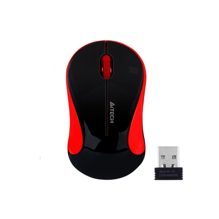 Mysz A4Tech V-TRACK G3-270N-1 (Black+rRed) WRLS
