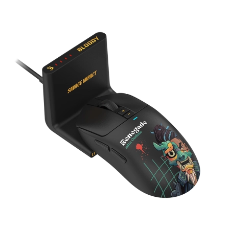 Mysz A4TECH BLOODY R72 ULTRA DUO  WRLS 2,4G+USB Renegade Midnight