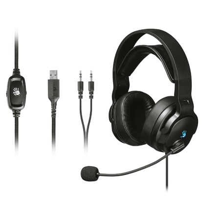 Słuchawki A4TECH Bloody G330p USB+AUX3.5-4P Black