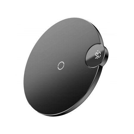 BASEUS Ładowarka indukcyjna z wyświetlaczem LED (WXSX-01) Black