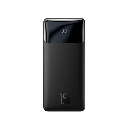 BASEUS Power Bank Bipow 30000mAh, 2xUSB, USB-C, 15W (PPDML-K01) Czarny