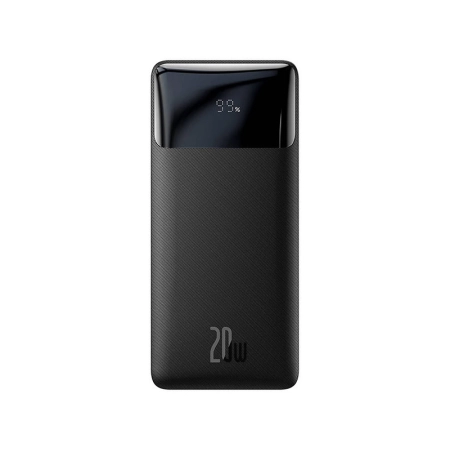 BASEUS Power Bank Bipow 10000mAh, 2xUSB, USB-C, 20W (PPDML-L01) Czarny