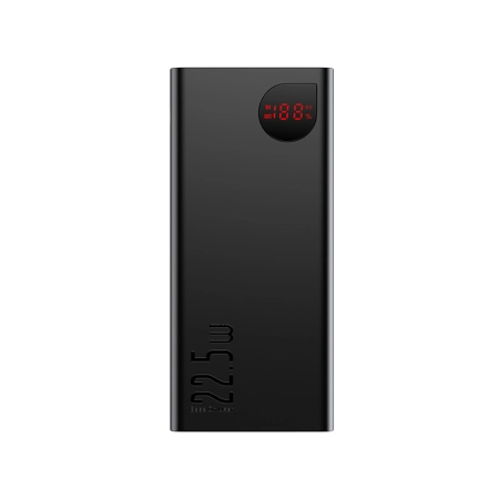 BASEUS Power Bank Baseus Adaman Metal, 20000mAh, 22.5W (PPAD000101) Czarny