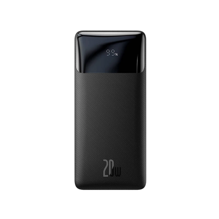 BASEUS Power Bank Bipow 20000mAh, 2xUSB, USB-C, 20W (PPBD050501) Czarny