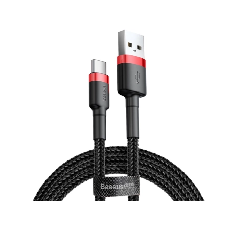 BASEUS Kabel USB Type C 2m (CATKLF-C91) Black+Red