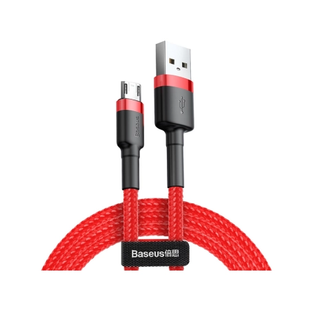 BASEUS Kabel USB/MicroUSB 2,0m  QC3.0 2.4A (CAMKLF-C09) Red
