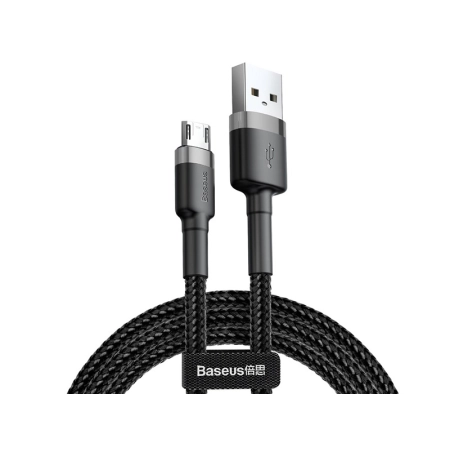 BASEUS Kabel USB/MicroUSB 3,0m  USB / micro USB 2A (CAMKLF-HG1) Black+Gray