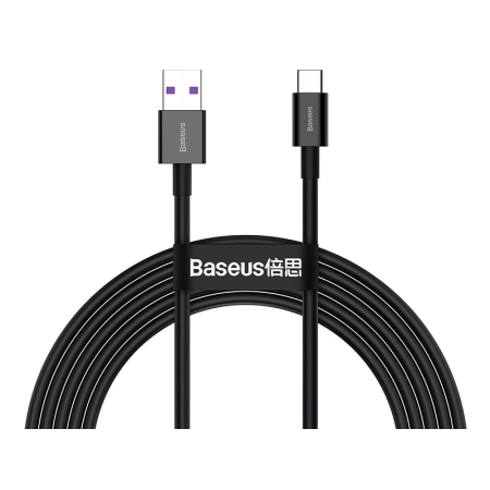 BASEUS Kabel USB Type C 2m Superior Series, 66W (CATYS-A01) Black