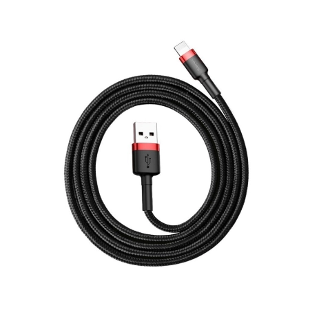 BASEUS Kabel USB Lightning iPhone 3,0m Cafule 2A(CALKLF-R91) Black-Red