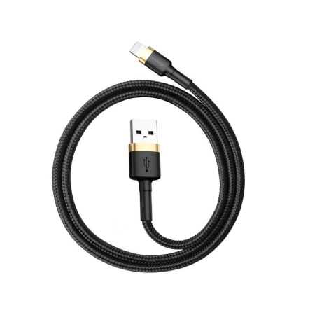 BASEUS Kabel USB Lightning iPhone 3,0m Cafule 2A(CALKLF-RV1) Black-Gold