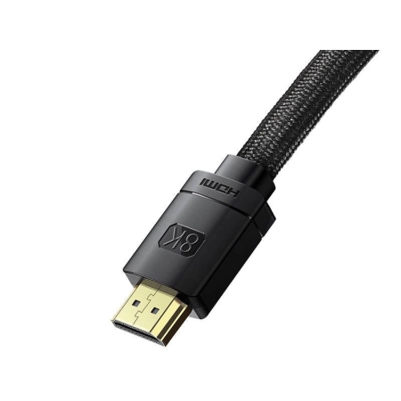 BASEUS Kabel HDMI 1m High Definition Series, 8K 60Hz, 3D, HDR, 48Gbps (CAKGQ-J01) Czarny